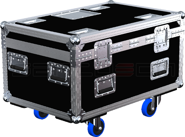 Santosom Blind Flight Case PRO, 6x Showtec led Pixel Bar 8 COB