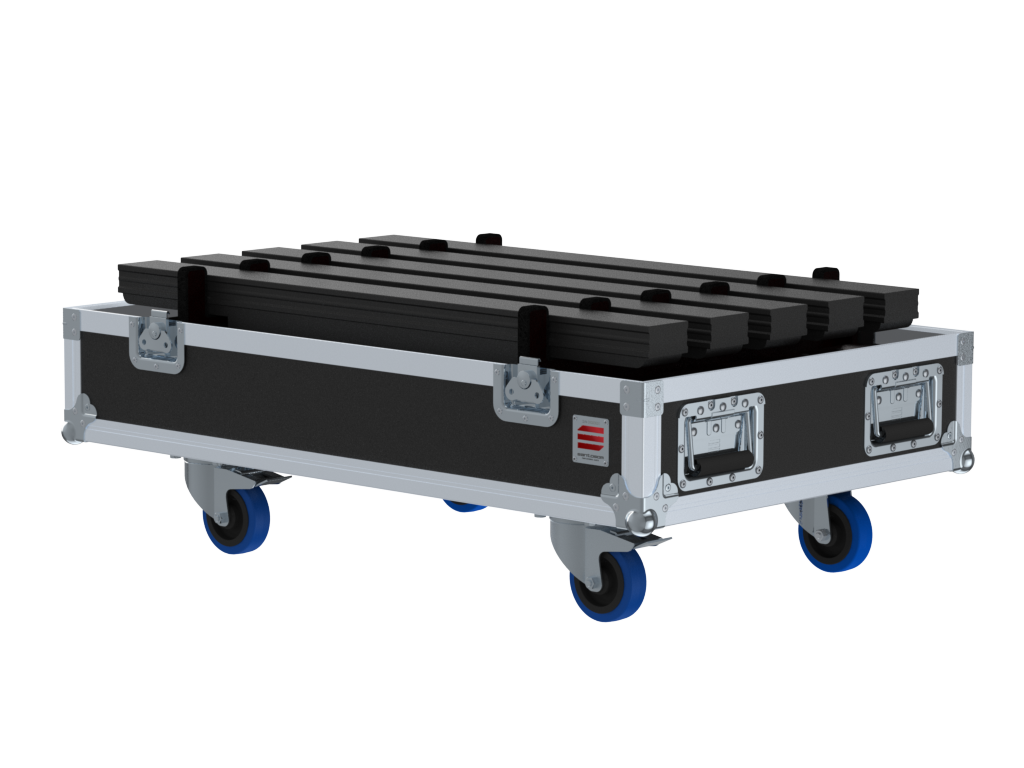 Santosom Blind Flight case, 5x Cameo Pixbar 600 PRO