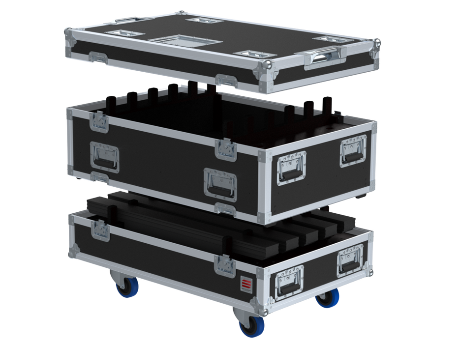 Santosom Blind Flight case, 5x Cameo Pixbar 600 PRO