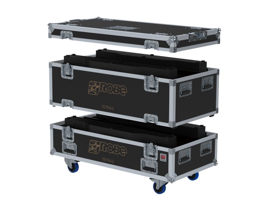 Santosom Blind Flight case PRO-3M, 4x Robe Tetra 2