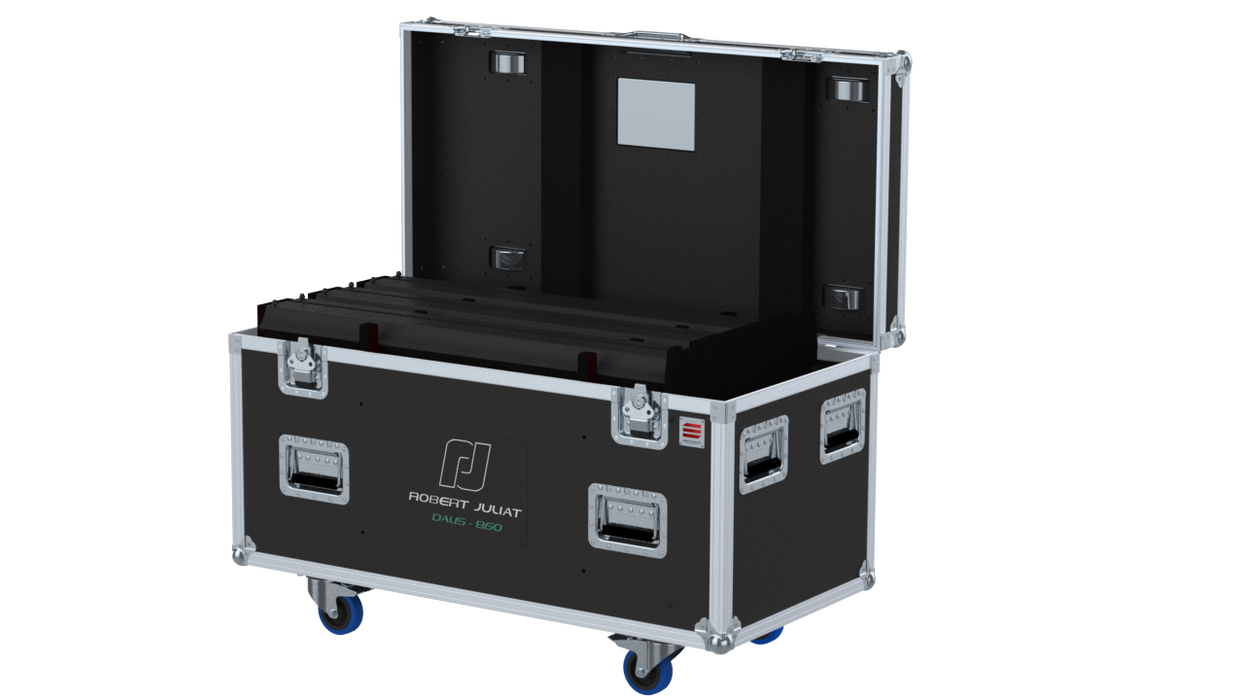 Santosom Blind Flight case PRO, 9x Robert Juliat Dalis 860