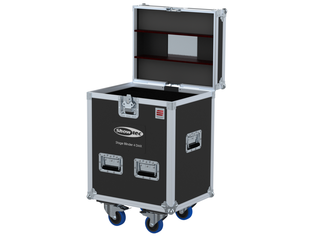 Santosom Blinder Flight case PRO, 2x Showtec Stage Blinder 4 DMX