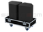 Santosom Cabinet Flight Case Pro, 2x Electro-Voice ETX-15P