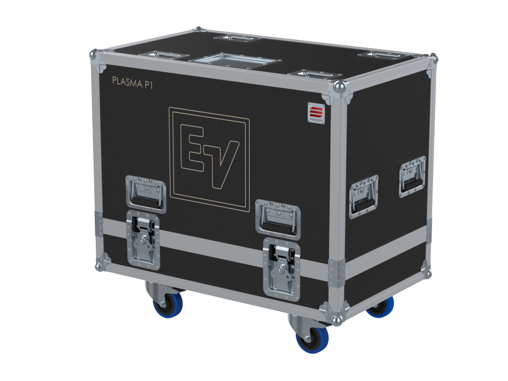 Santosom Cabinet Flight Case Pro, 2x Electro-Voice Plasma P1
