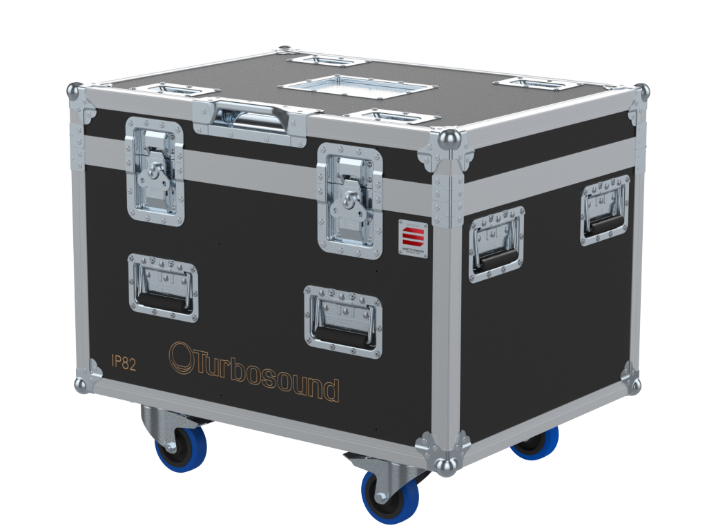 Santosom Cabinet Flight Case PRO, 4x Turbosound IP82 + Access.
