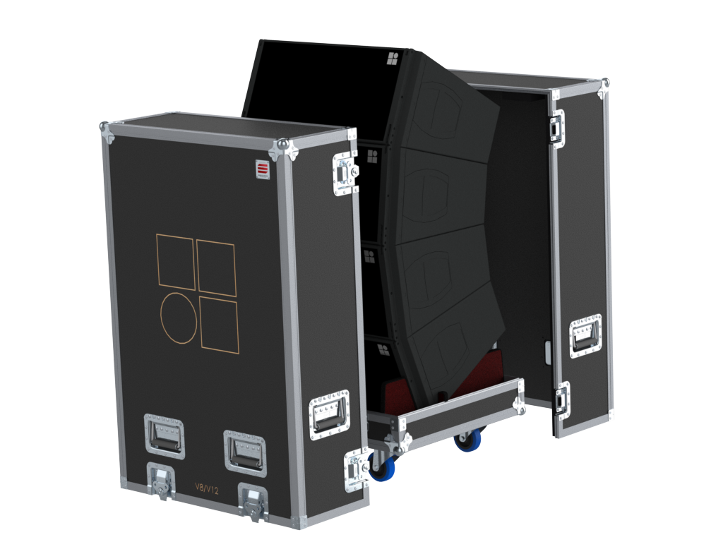 Santosom Cabinet Flight case PRO-3, 4x D&B V8 / V12