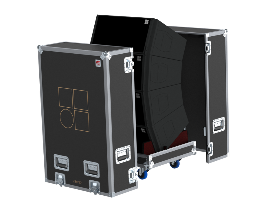 Santosom Cabinet Flight case PRO-3, 4x D&B V8 / V12