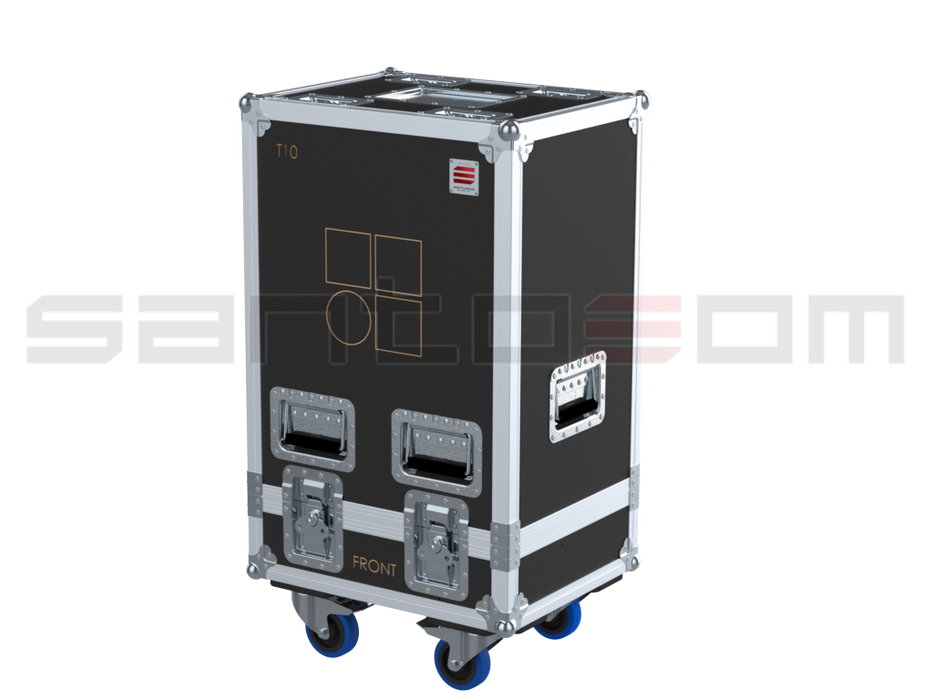 Santosom Cabinet Flight Case PRO, 4x D&B T10