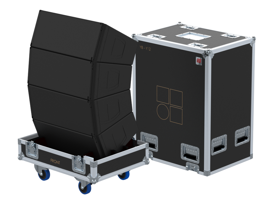 Santosom Cabinet Flight case PRO, 4x D&B Y8/Y12