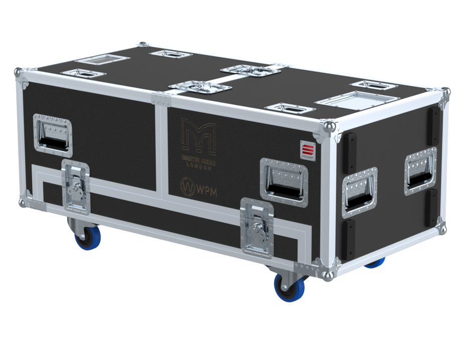 Santosom Cabinet Flight Case PRO-4, 6x Martin Audio WPM