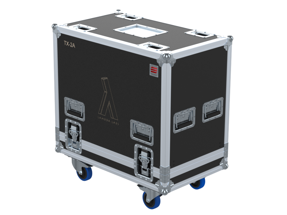 Santosom Cabinet Flight Case PRO, 2x Lambda Labs TX-2A