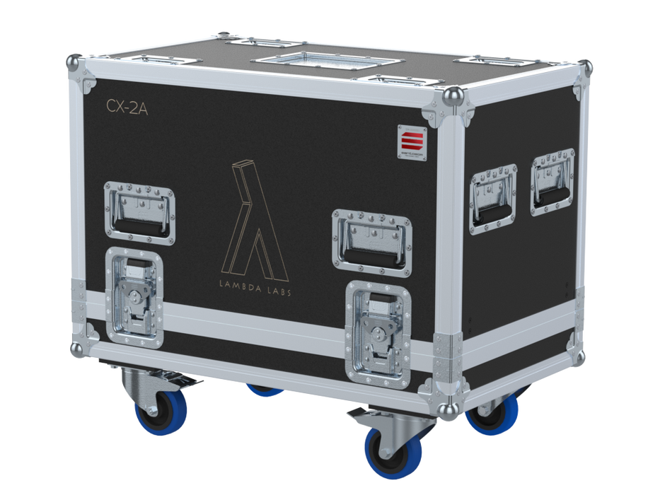 Santosom Cabinet Flight Case PRO, 2x Lambda Labs CX-2A