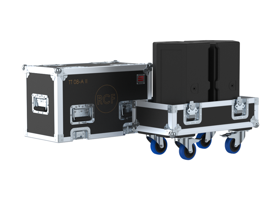 Santosom Cabinet Flight case PRO, 2x RCF TT 08-A II