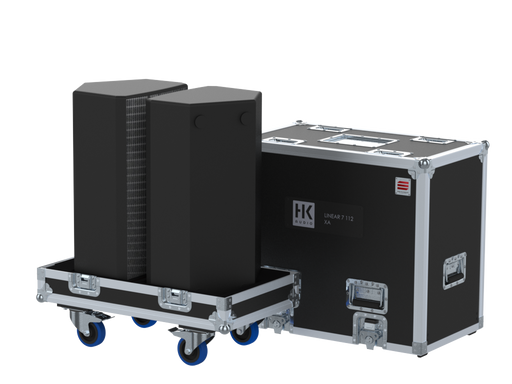Santosom Cabinet Flight case Pro, 2x HK LINEAR 7 112 XA