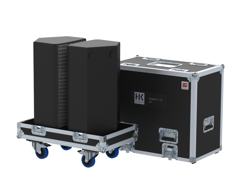 Santosom Cabinet Flight case Pro, 2x HK LINEAR 7 112 XA