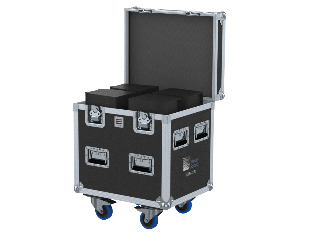 Santosom Cabinet Flight case PRO, 4x Meyer Sound Ultra-X20