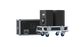 Santosom Cabinet Flight Case PRO, 2x HD MP12N