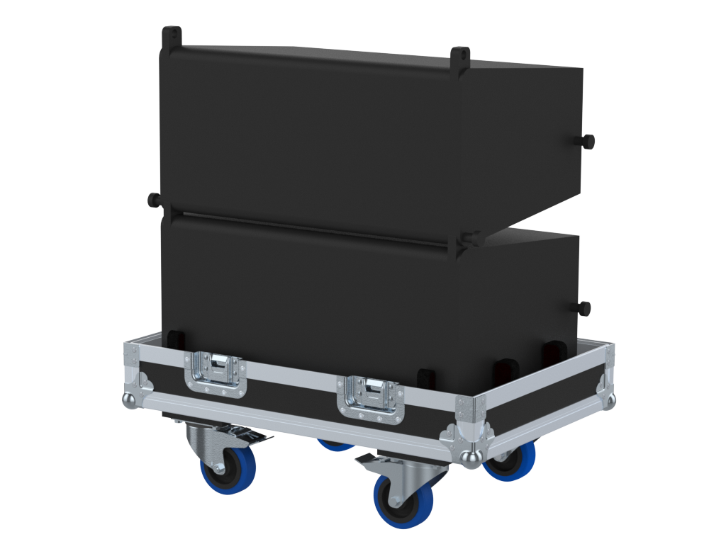 Santosom Flight case 2x ZSound LA110