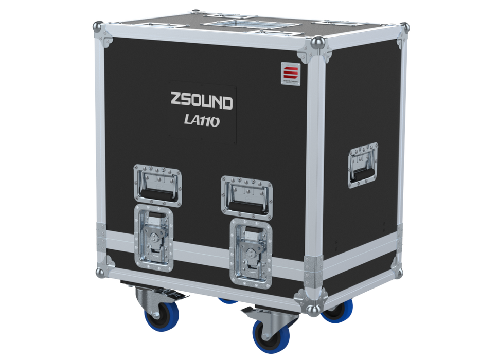 Santosom Flight case 2x ZSound LA110