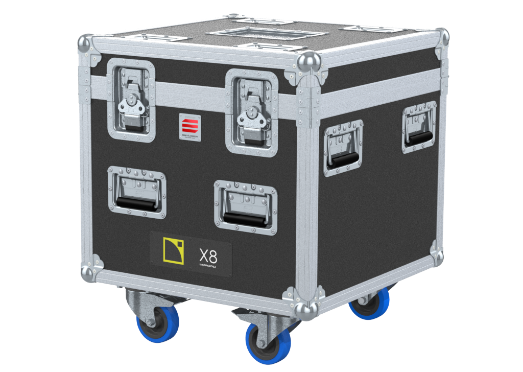 Santosom Cabinet Flight case PRO, 4x L-Acoustics X8 + Access.