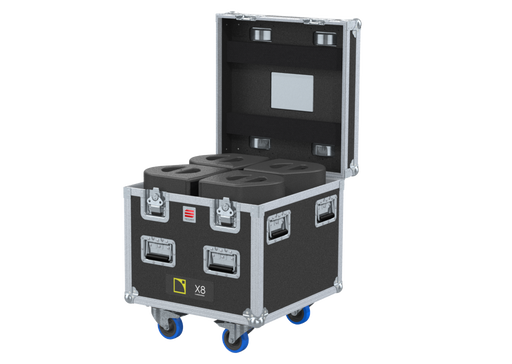 Santosom Cabinet Flight case PRO, 4x L-Acoustics X8 + Access.