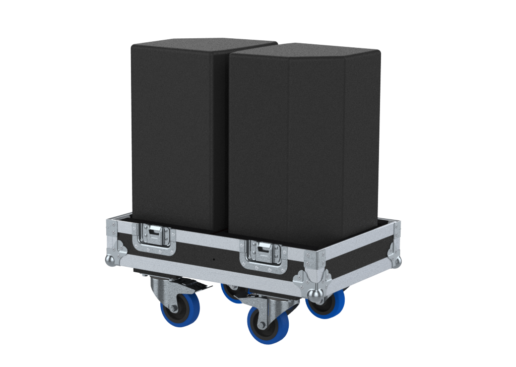Santosom Cabinet Flight case, 2x DAS ACTION-508