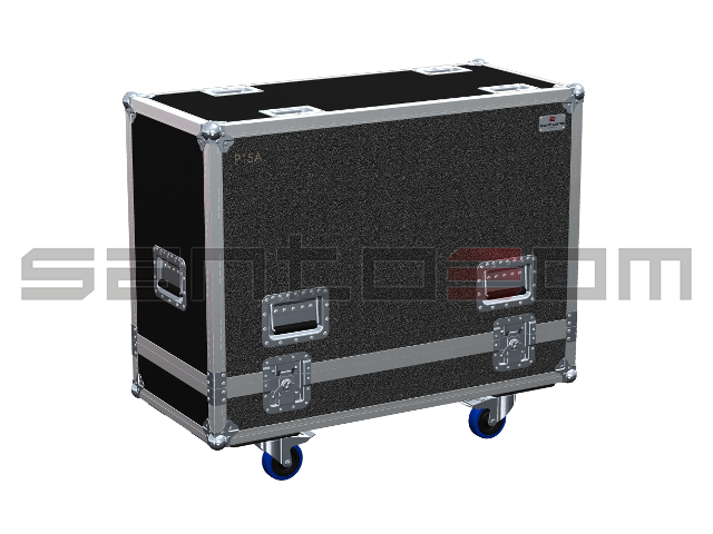 Santosom Cabinet Flight Case, 2x Master Audio - P15A