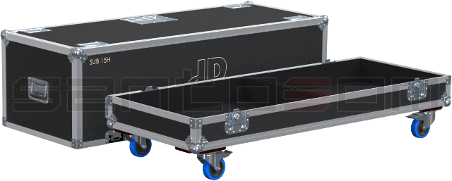 Santosom Cabinet Flight Case, 2x DB Technologies SUB 15H