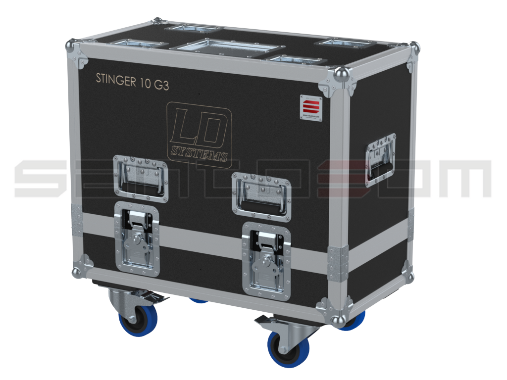 Santosom Cabinet Flight case PRO, 2x LD Systems STINGER 10 G3