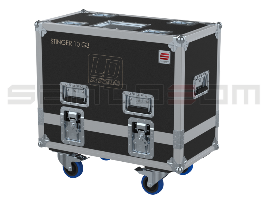 Santosom Cabinet Flight case PRO, 2x LD Systems STINGER 10 G3