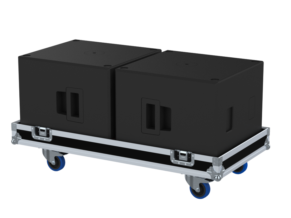 Santosom Cabinet Flight case PRO, 2x D&B E15X SUB