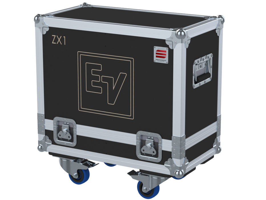 Santosom Cabinet Flight Case, 2x Electro Voice ZX1