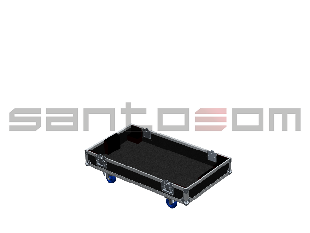 Santosom Cabinet Flight Case PRO, 3x Norton LS-6/7