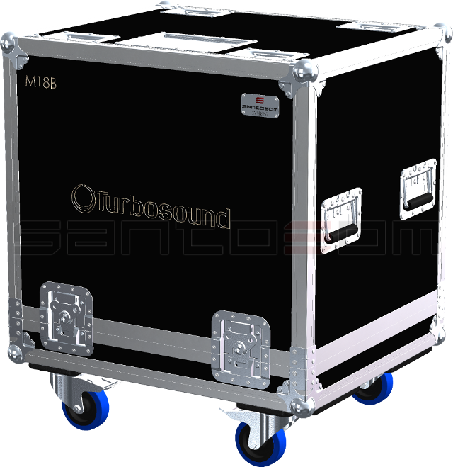 Santosom Cabinet Flight Case PRO, Turbosound Milan SUB M18B