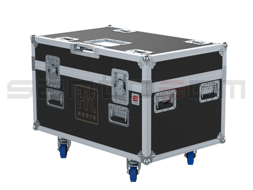 Santosom Cabinet Flight Case, HK Elements 4x E435 + 4x EP1 + 2x E110