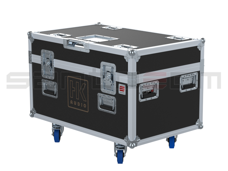 Santosom Cabinet Flight Case, HK Elements 4x E435 + 4x EP1 + 2x E110