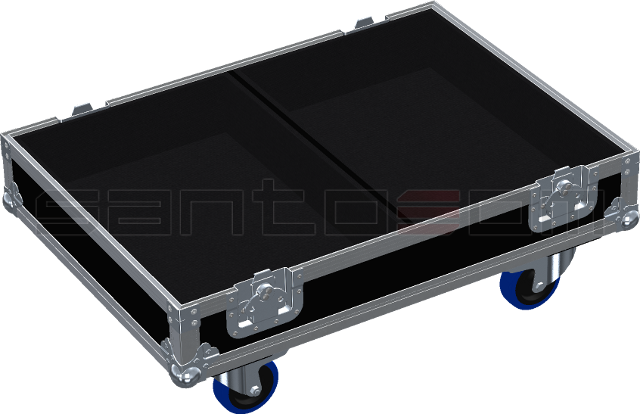 Santosom Cabinet Flight case, 2x HK PR:O 210 SUB