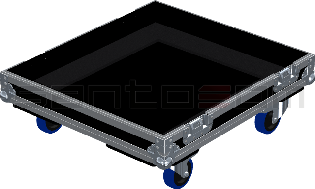 Santosom Cabinet Flight case, QSC KLA 181