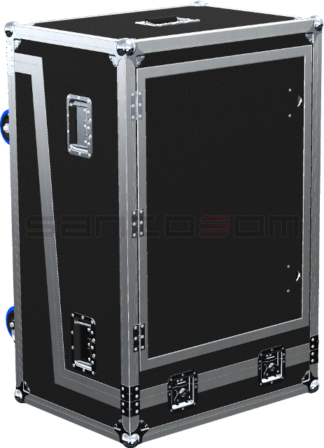 Santosom Cabinet Flight Case STD, 4x DB Technologies DVA T4/T8 + DRK 20M