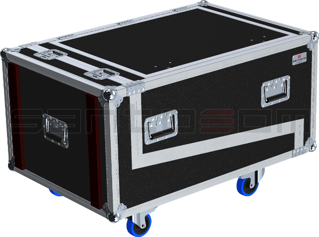 Santosom Cabinet Flight Case STD, 4x DB Technologies DVA T4/T8 + DRK 20M