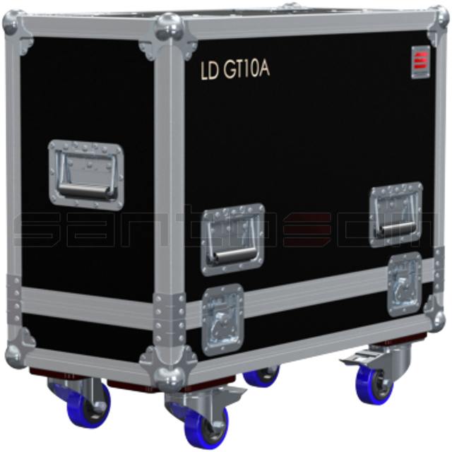 Santosom Cabinet Flight Case, 2x LD System GT10A
