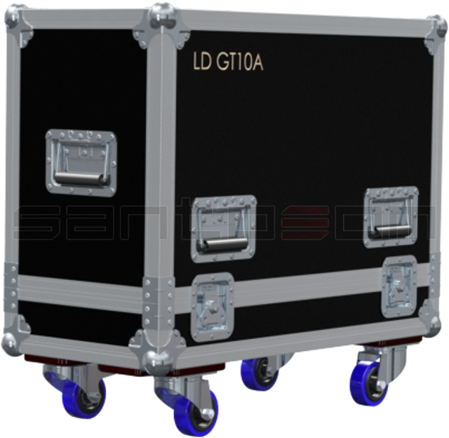 Santosom Cabinet Flight Case, 2x LD System GT10A