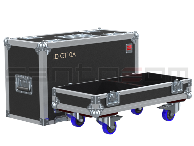 Santosom Cabinet Flight Case, 2x LD System GT10A