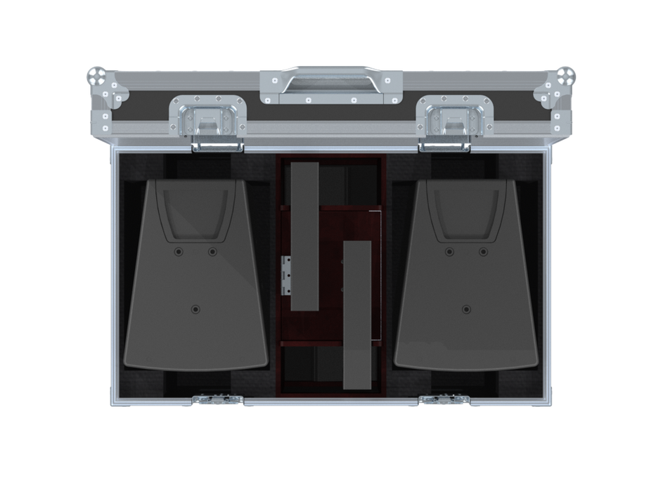 Santosom Cabinet Flight case PRO, 2x D&B Y7P/Y10P