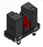 Santosom Cabinet Flight case PRO, 2x D&B Y7P/Y10P
