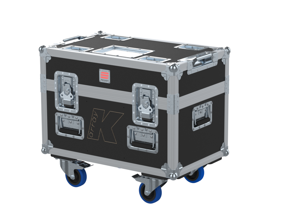 Santosom Cabinet Flight case PRO, 2x K-Array Dragon-KX12