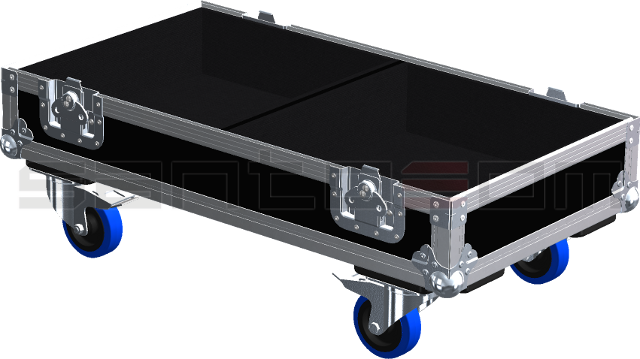 Santosom Cabinet Flight Case Pro, 2x dB DVX D12