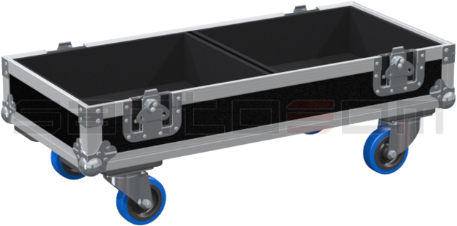 Santosom Cabinet Flight case PRO, 2x JBL PRX712