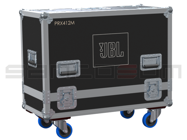Santosom Cabinet Flight case PRO, 2x JBL PRX412M
