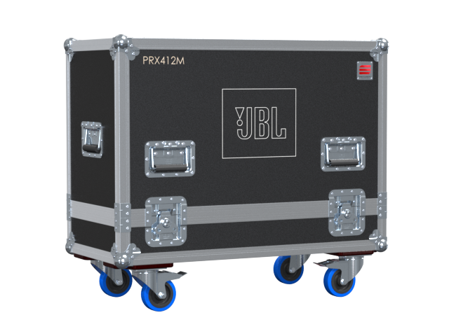 Santosom Cabinet Flight case PRO, 2x JBL PRX412M